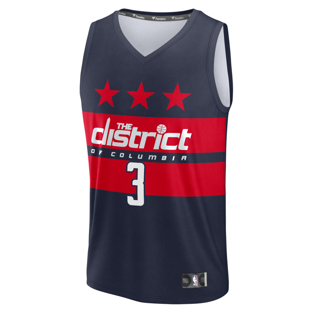 Trae Young Washington Wizards Fanatics Fast Break - Statement Edition - Navy
