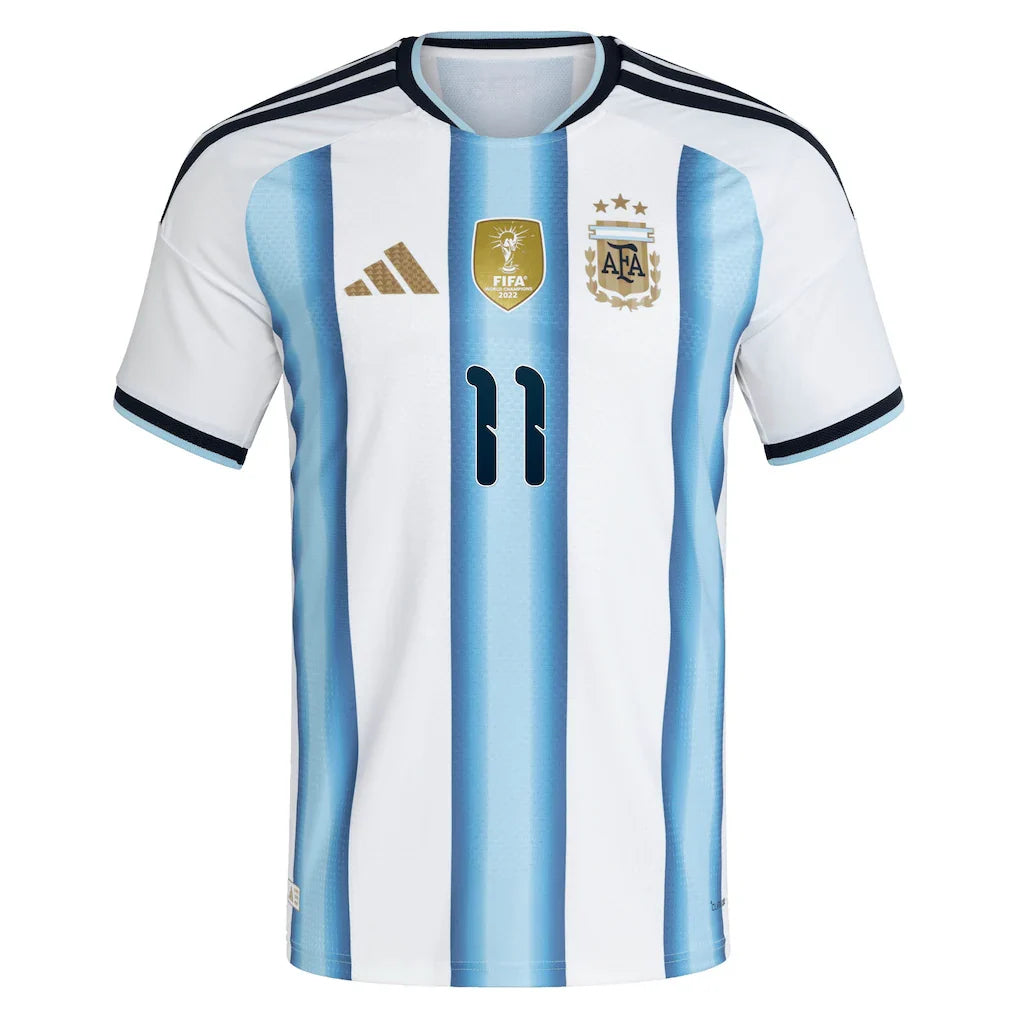 Angel Di Maria Argentina National Team adidas 2026 Home Authentic Jersey - White