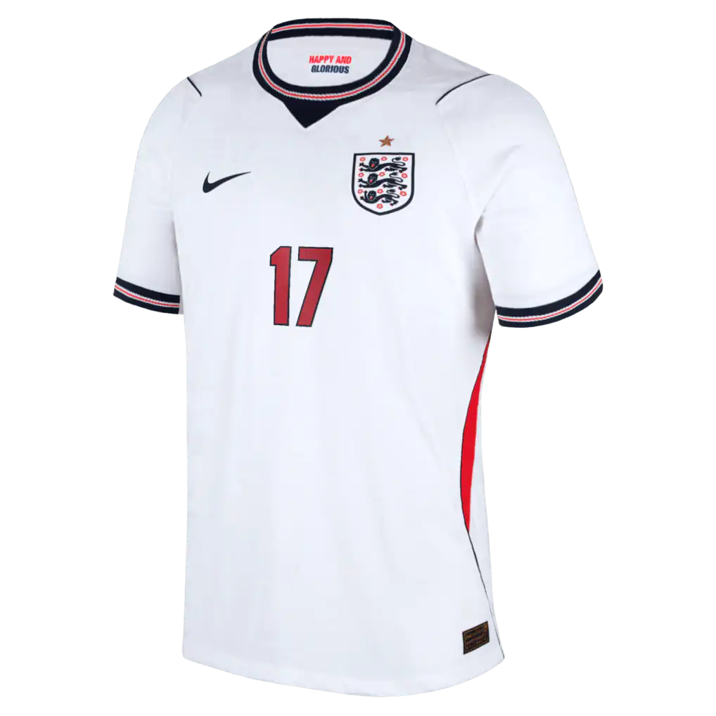 Phil Foden England National Team Nike 2026 Home Match Authentic Jersey - White