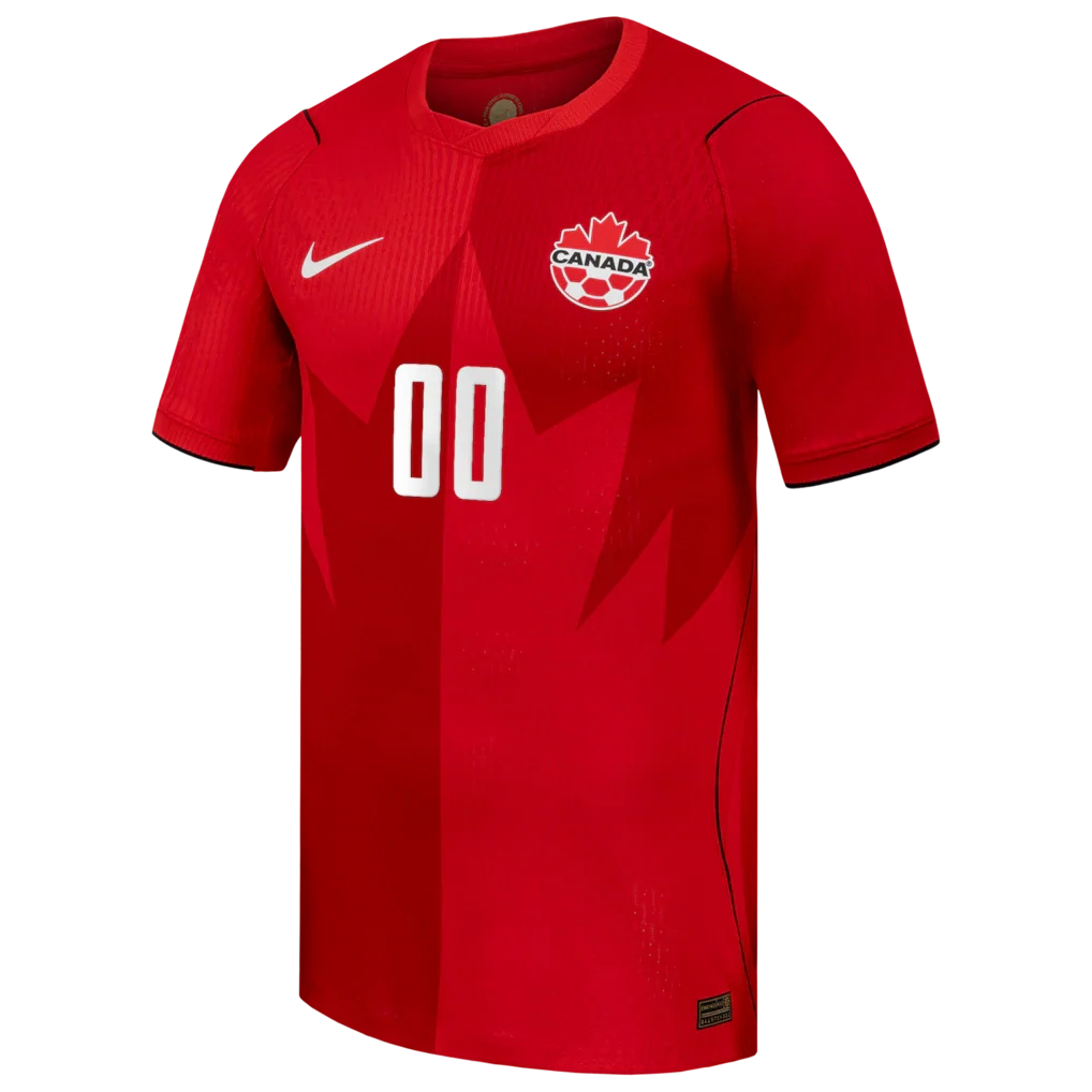 Canada Soccer Nike 2026 Home Match Authentic Custom Jersey - Red