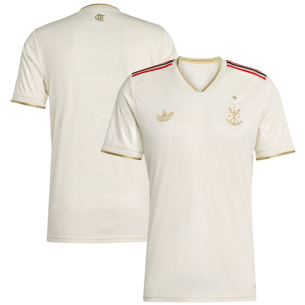 CR Flamengo adidas 2025/26 Third Replica Jersey - Tan