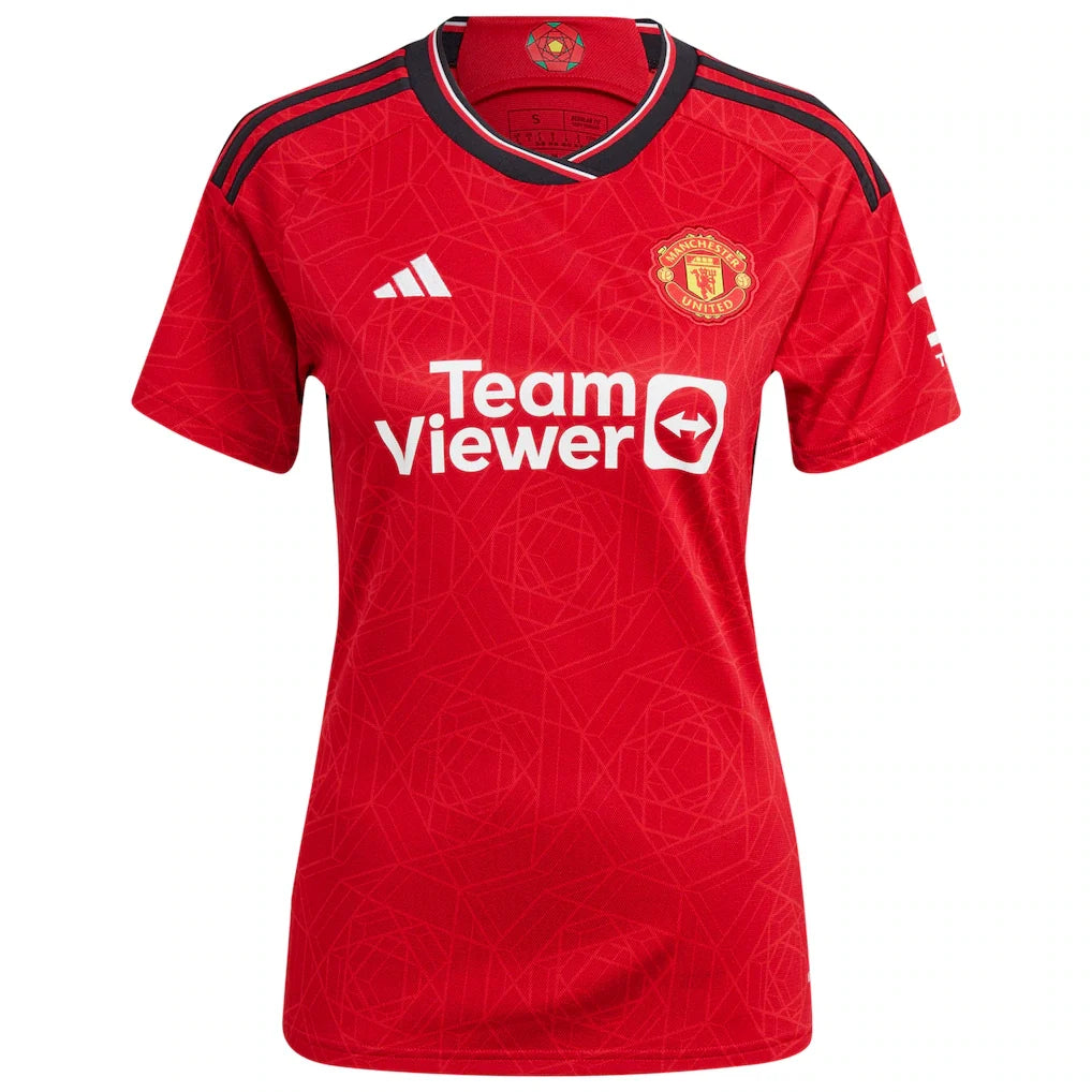 Casemiro Manchester United adidas Women's 2023/24 Home Replica Player Jersey - Red