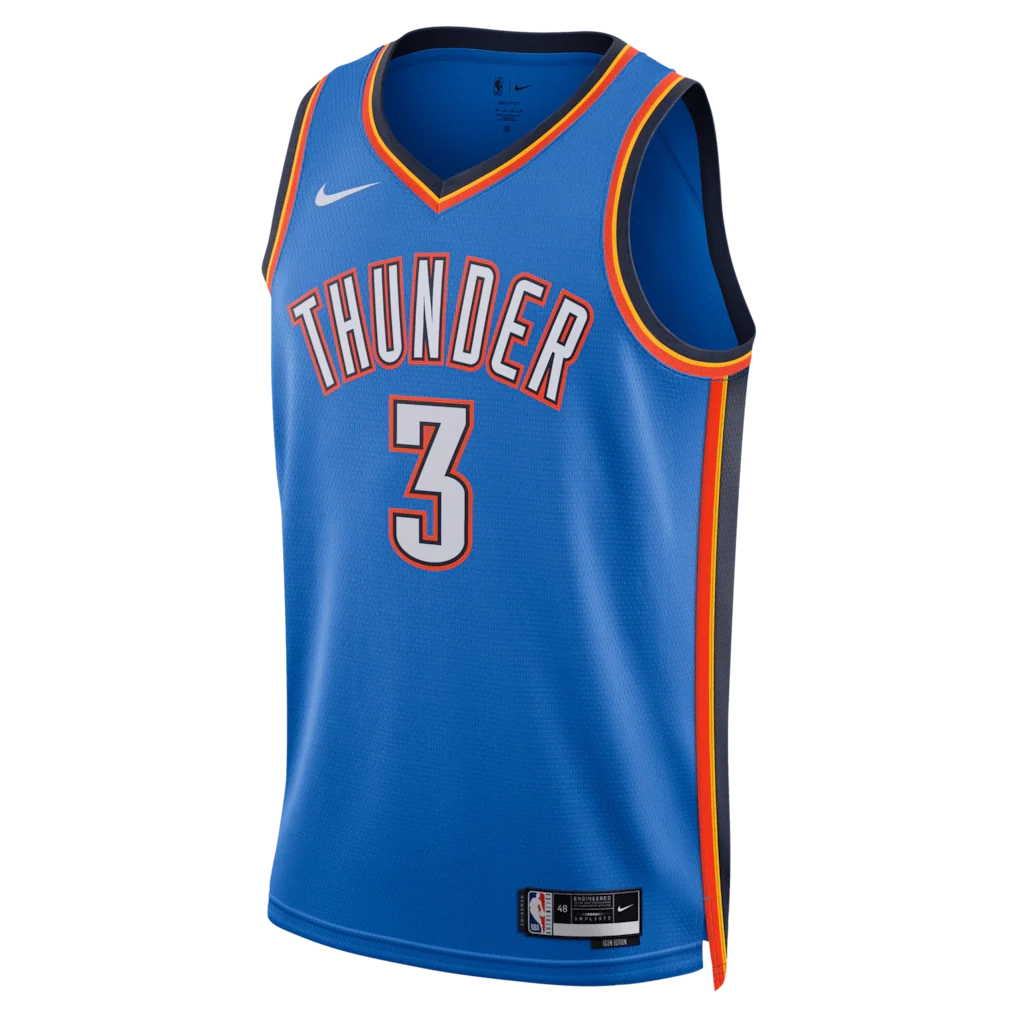 Jared McCain Oklahoma City Thunder Nike Unisex Swingman Jersey - Icon Edition - Blue