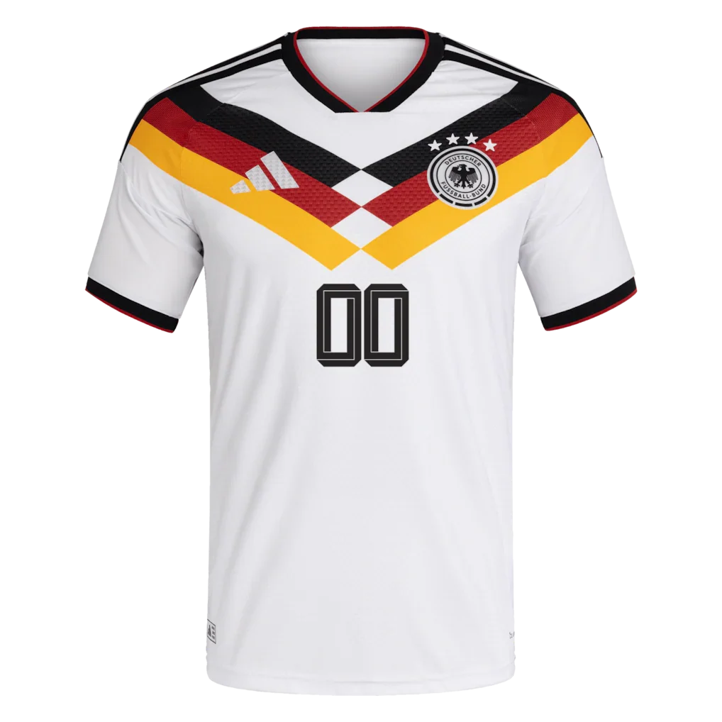 Germany National Team adidas 2026 Home On-Field Authentic Custom Jersey - White