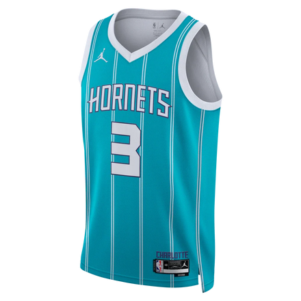 Coby White Charlotte Hornets Jordan Brand Unisex Swingman Jersey - Icon Edition - Teal