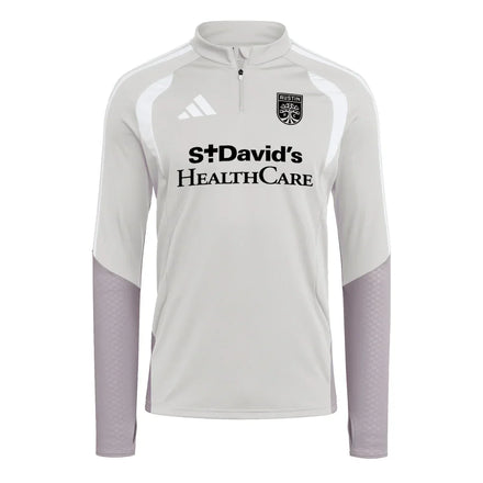 Austin FC adidas 2026 Tiro Competition Quarter-Zip Training Top - Silver
