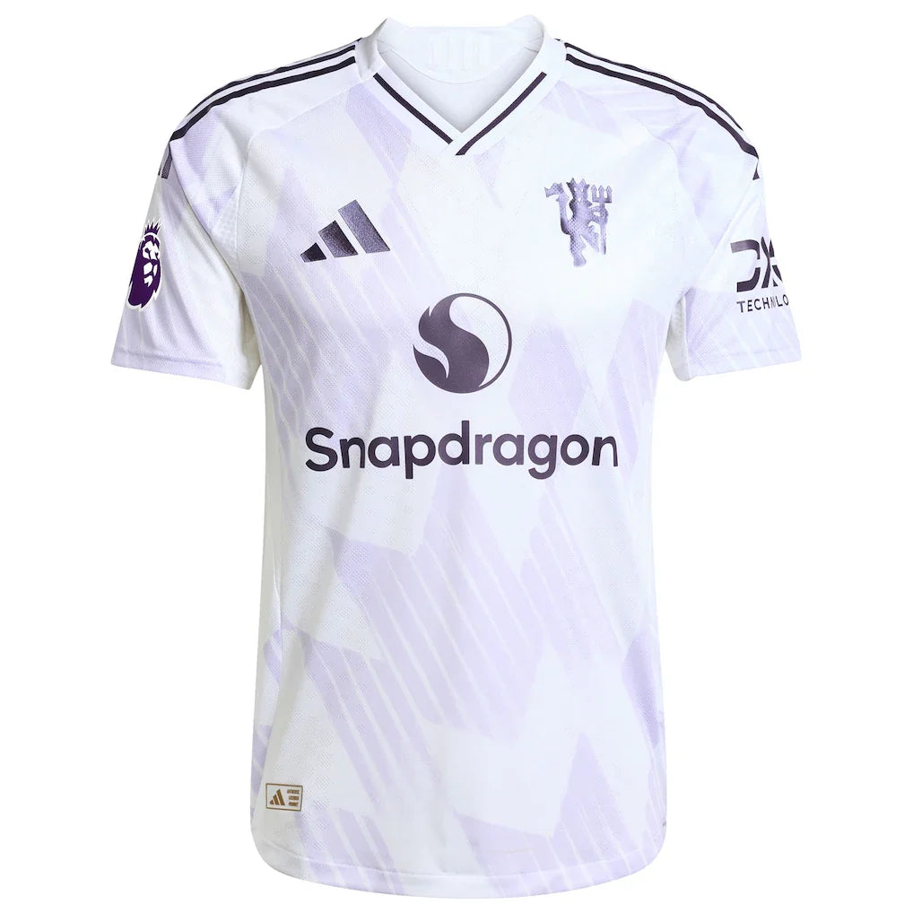 Kobbie Mainoo Manchester United adidas 2025/26 Away Authentic Player Jersey - White