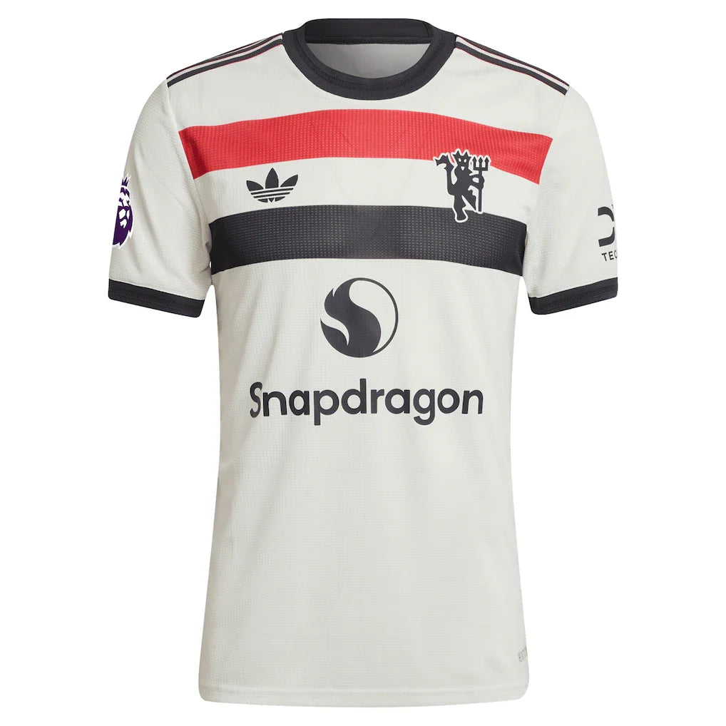 Manchester United adidas Originals  2024/25 Third Custom Authentic Jersey - Cream