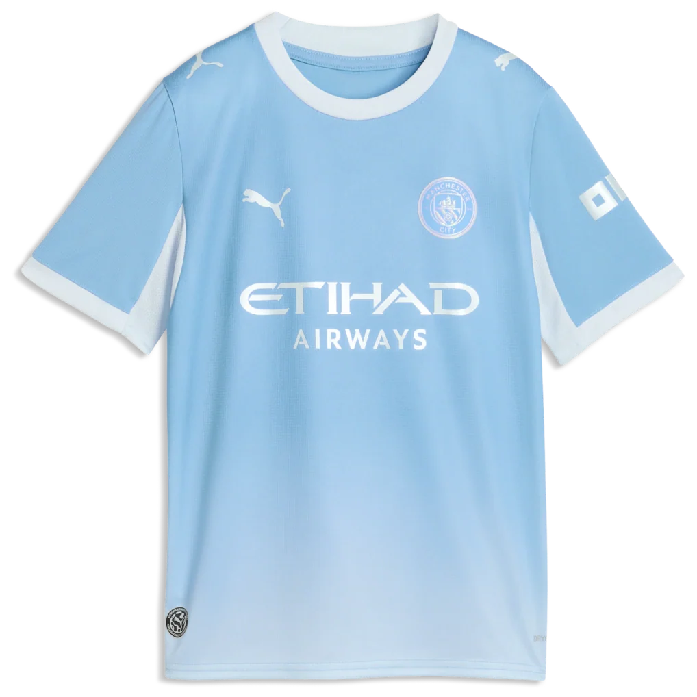 Manchester City Puma Youth 2026/27 Home Replica Custom Jersey - Light Blue