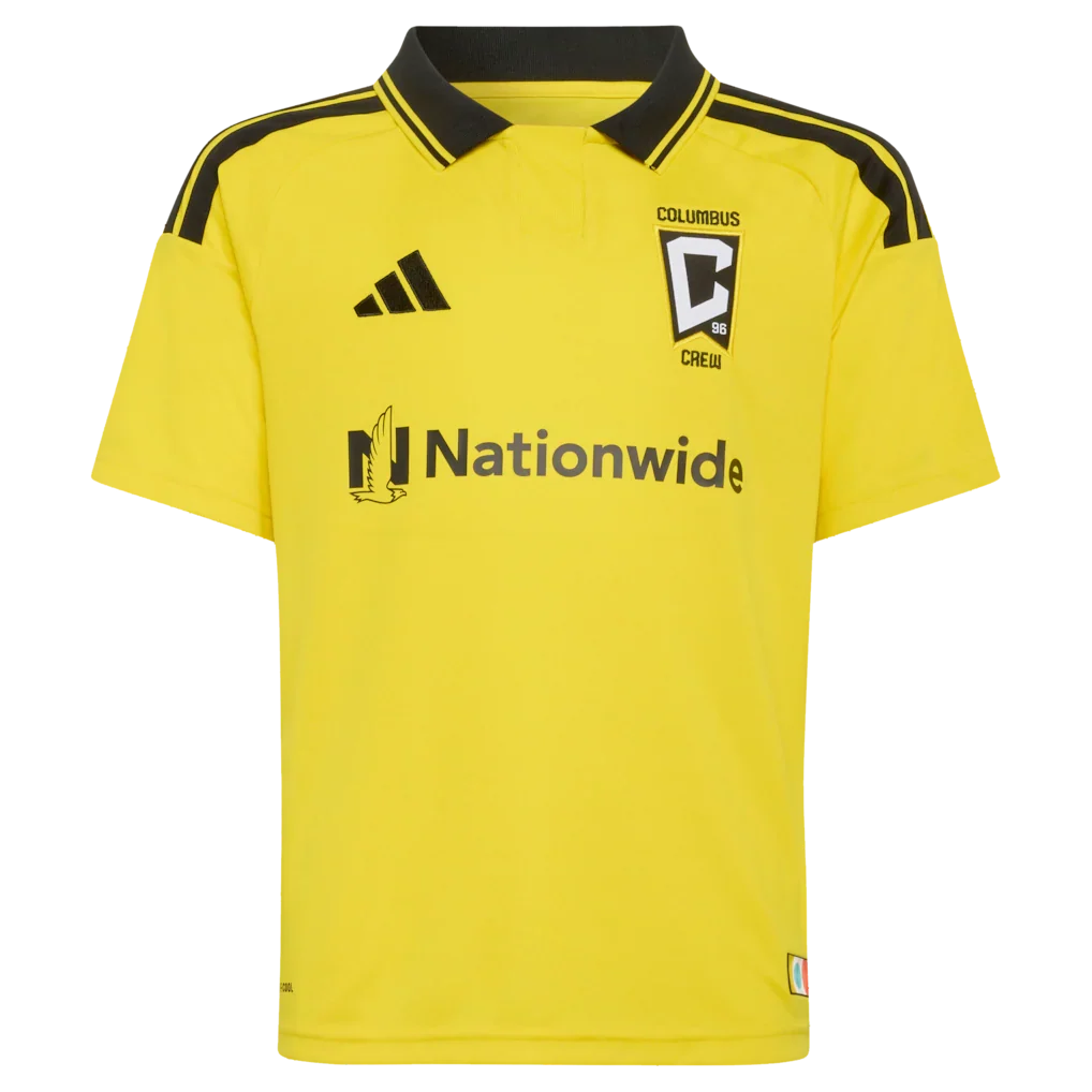 Steven Moreira Columbus Crew adidas Youth 2026 The Crafted for Excellence Kit Replica Jersey - Yellow