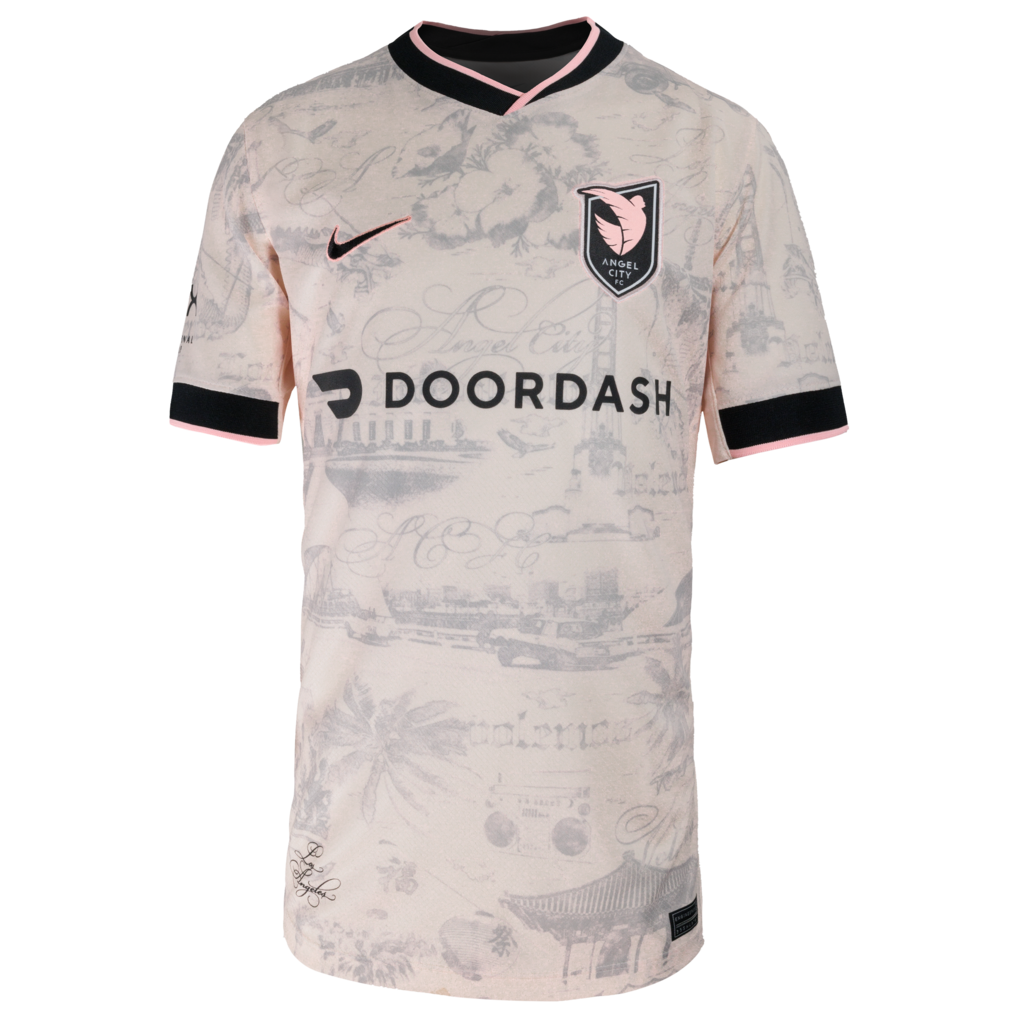 Angel City FC Nike Youth 2026 Secondary Stadium Replica Jersey - Tan