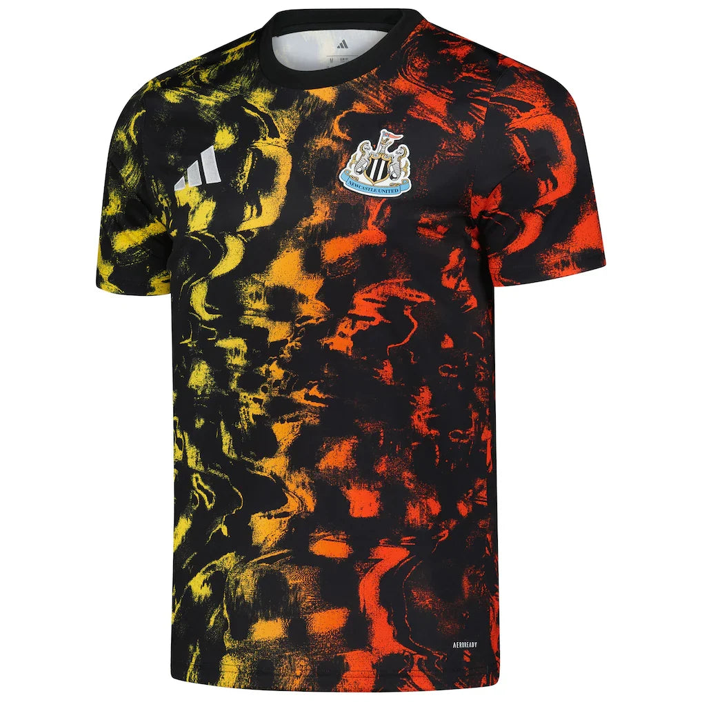 Newcastle United adidas 2025/26 AEROREADY Pre-Match Top - Black