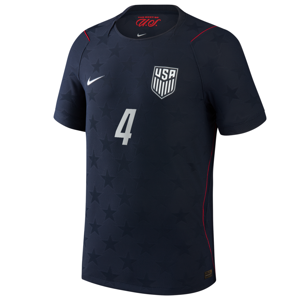 Tyler Adams USMNT Nike 2026 Away Match Authentic Jersey - Blue