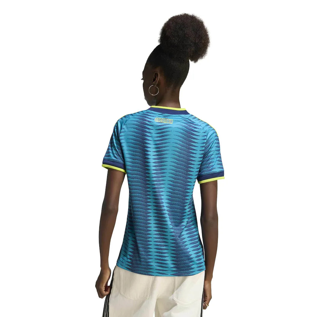Colombia National Team adidas Women's 2026 Away Replica Jersey - Turquoise