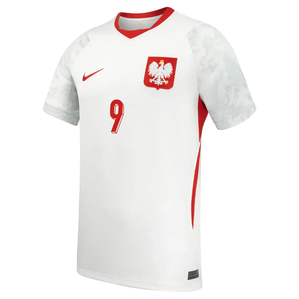 Robert Lewandowski Poland National Team Nike 2026 Home Stadium Replica Jersey - White
