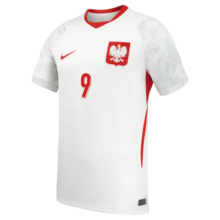 Robert Lewandowski Poland National Team Nike 2026 Home Stadium Replica Jersey - White