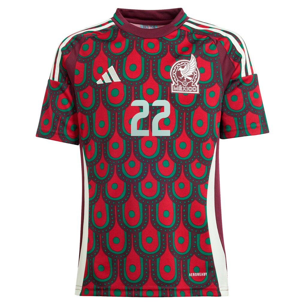Hirving Lozano Mexico National Team adidas Youth 2024 Home Replica Player Jersey - Green