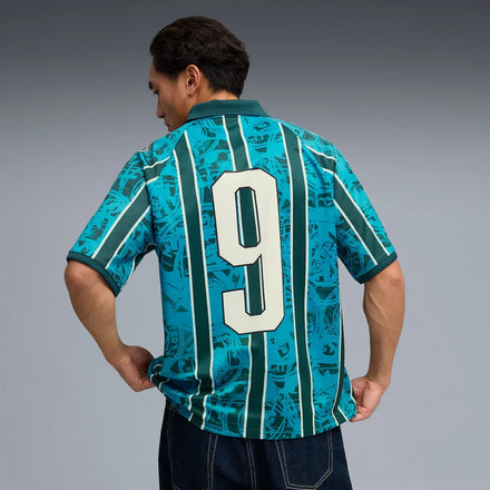 Manchester City Puma King Retro Fashion Jersey - Turquoise