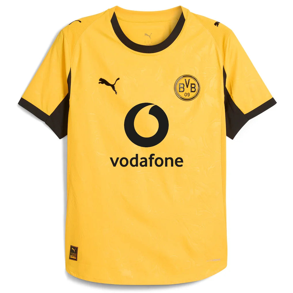 Borussia Dortmund Puma 2025/26 Cup Authentic Jersey - Yellow