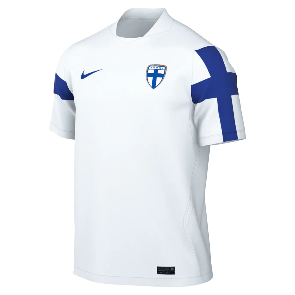 Finland National Team Nike 2026 Home Stadium Replica Jersey - White