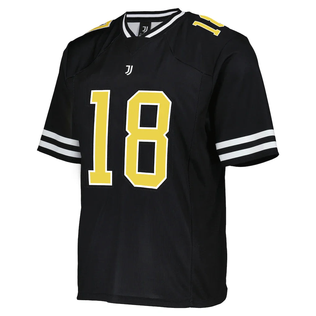 Juventus Fanatics Collegiate American Football Foundation Fashion Jersey - Black