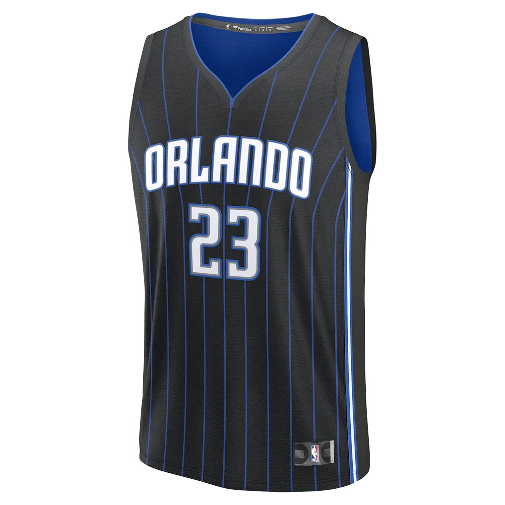 Tristan da Silva Orlando Magic Fanatics 2024 NBA Draft Fast Break Player Jersey - Icon Edition - Black