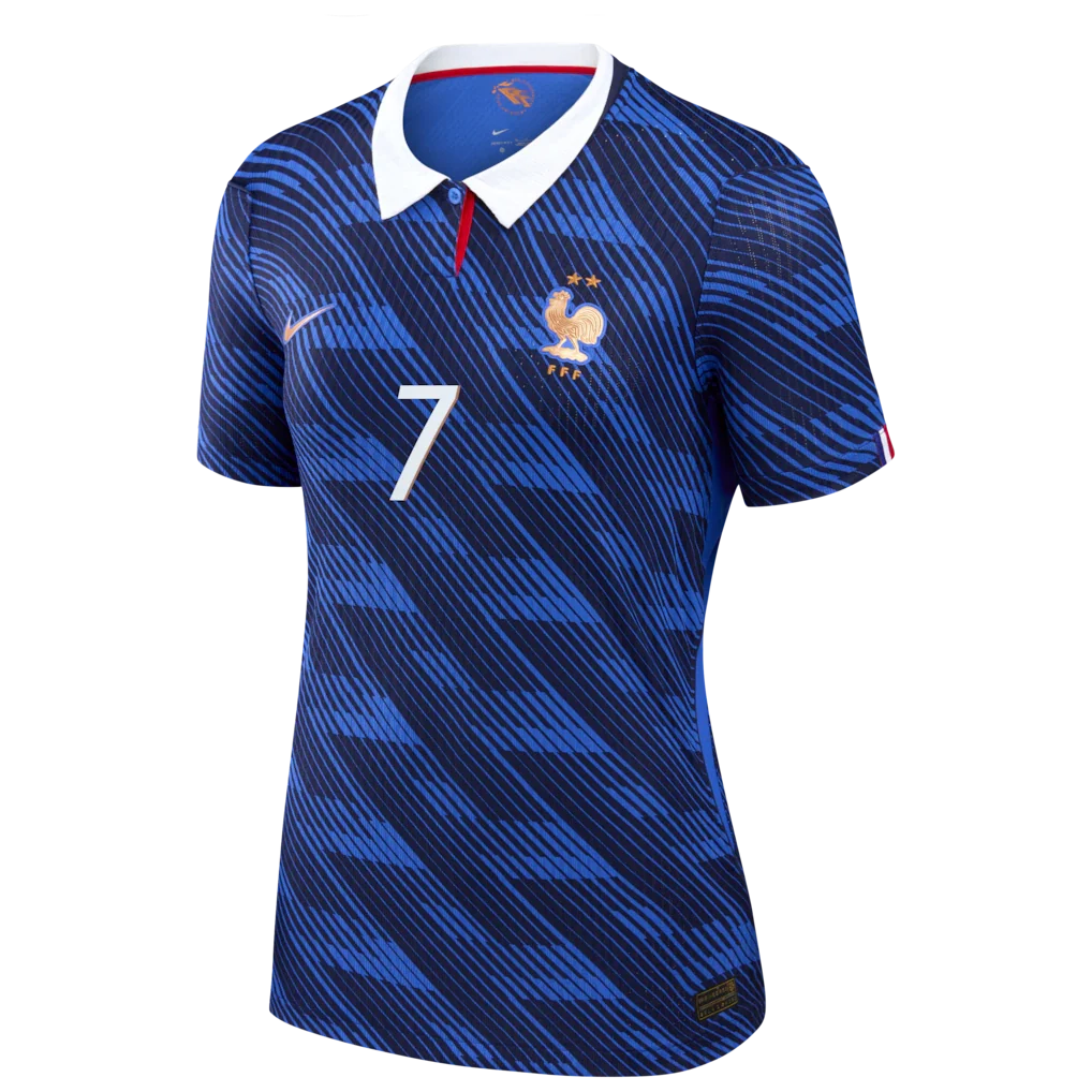 Ousmane Dembélé France National Team Nike Women's 2026 Home Match Authentic Jersey - Blue