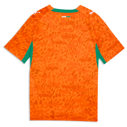 Ivory Coast National Team Puma Youth 2026 Home Replica Jersey - Orange