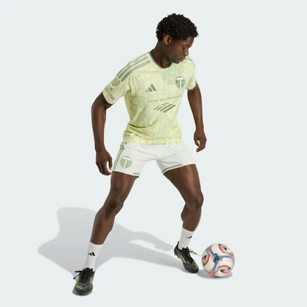 Portland Timbers adidas 2026 Civic Stadium Kit On-Field Authentic Patch Jersey - Yellow