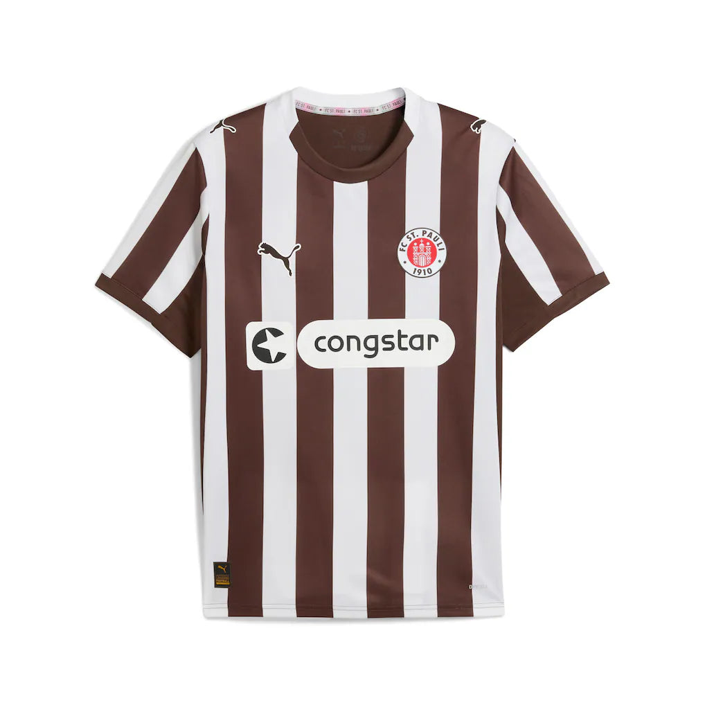 St. Pauli Puma 2025/26 Home Replica Jersey - Brown
