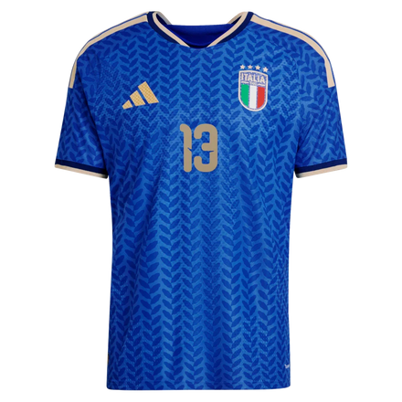 Riccardo Calafiori Italy National Team adidas 2026 Home Authentic Jersey - Blue