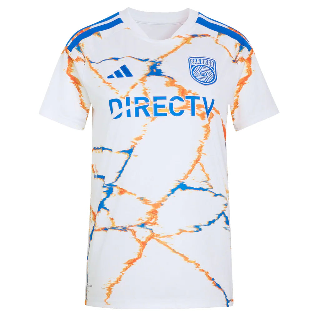 San Diego FC adidas Women's 2026 Celebration of Unprecedented Unity Kit Replica Custom Jersey - White