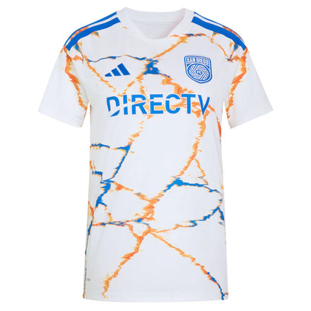 San Diego FC adidas Women's 2026 Celebration of Unprecedented Unity Kit Replica Custom Jersey - White
