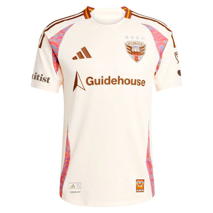D.C. United adidas 2025 The Soul Kit On-Field Authentic Custom Jersey - Natural
