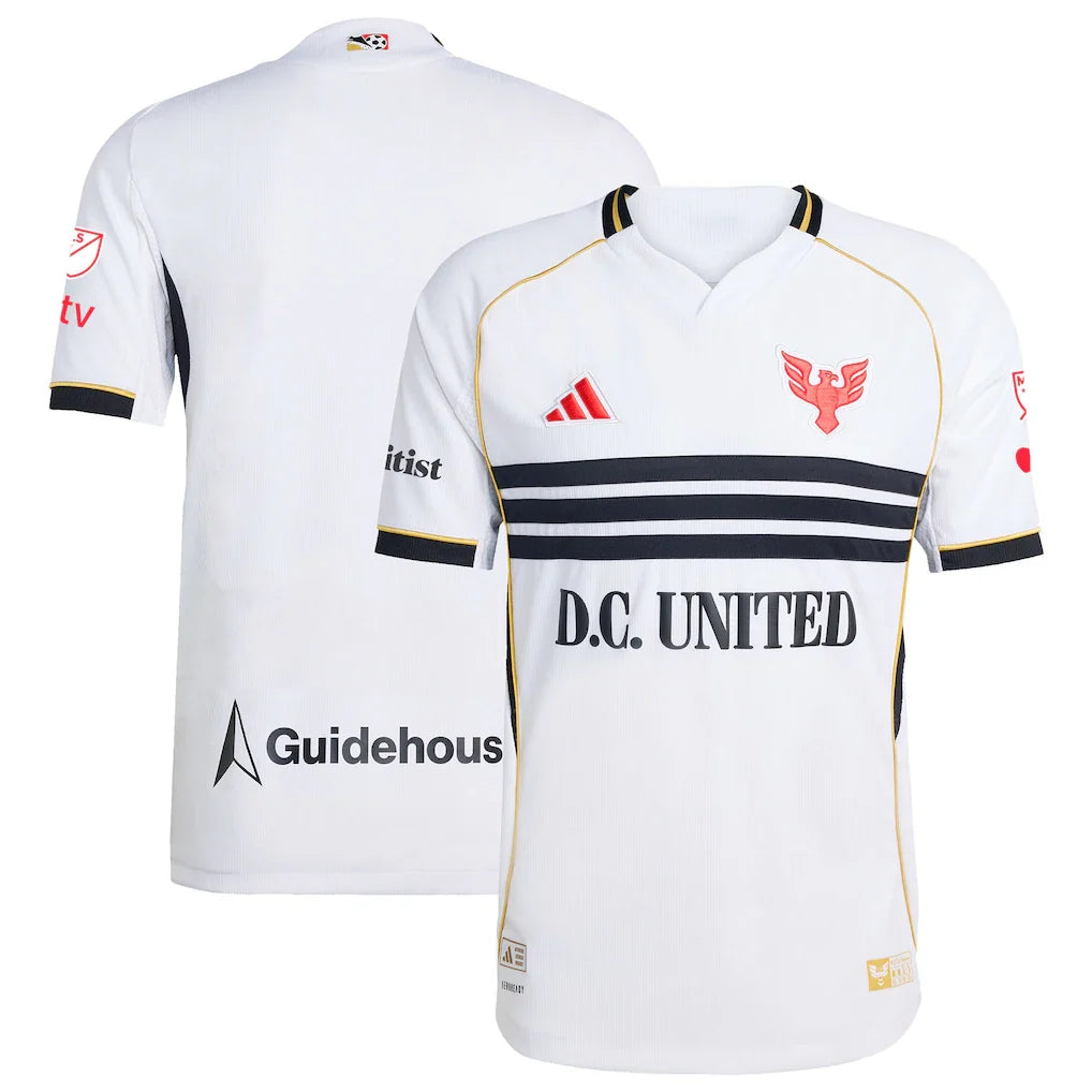 D.C. United adidas 2025 Third Authentic Jersey - White