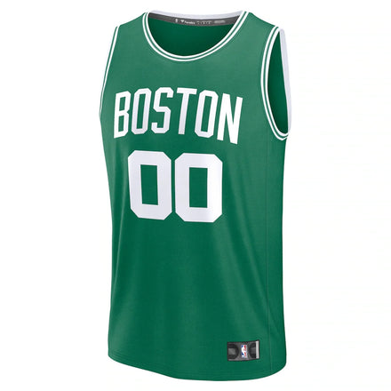 Boston Celtics Fanatics Fast Break Custom Jersey - Icon Edition - Kelly Green