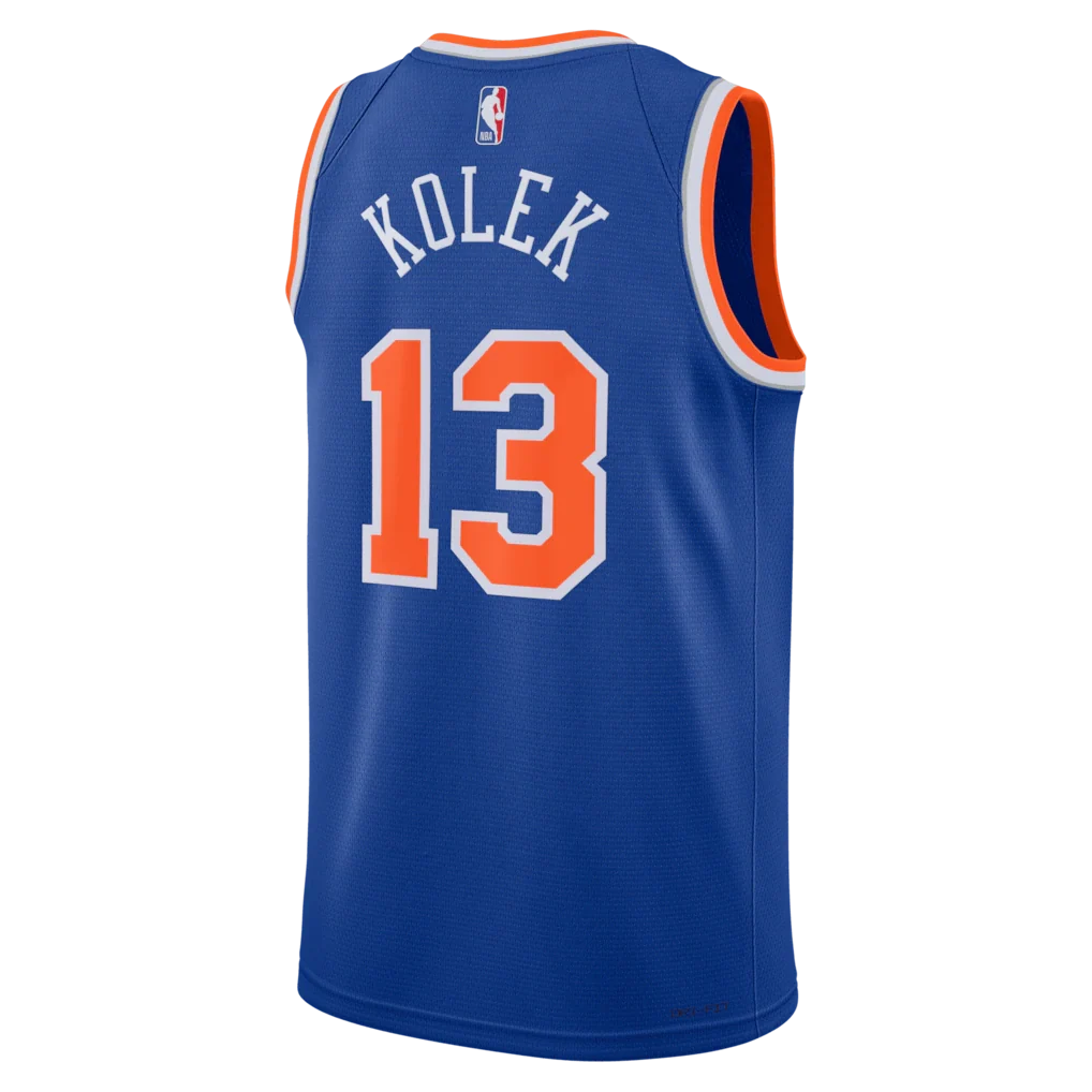 Tyler Kolek New York Knicks Nike Unisex Swingman Jersey - Icon Edition - Blue