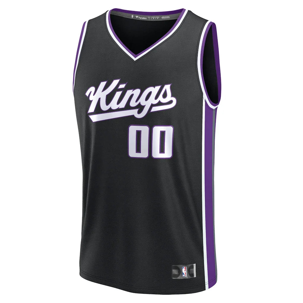 Sacramento Kings Fanatics Fast Break Custom Jersey - Icon Edition - Black