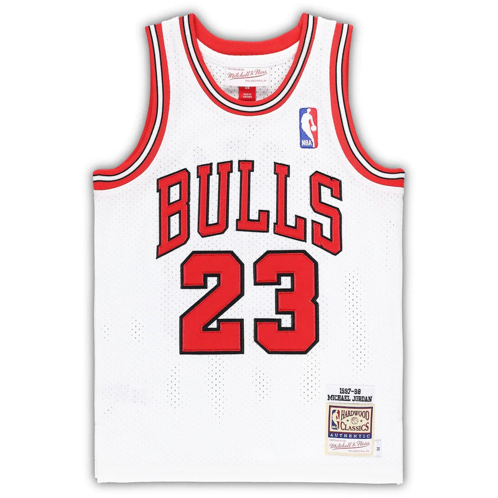 Michael Jordan Chicago Bulls Mitchell & Ness Preschool 1997/98 Hardwood Classics Authentic Jersey - White