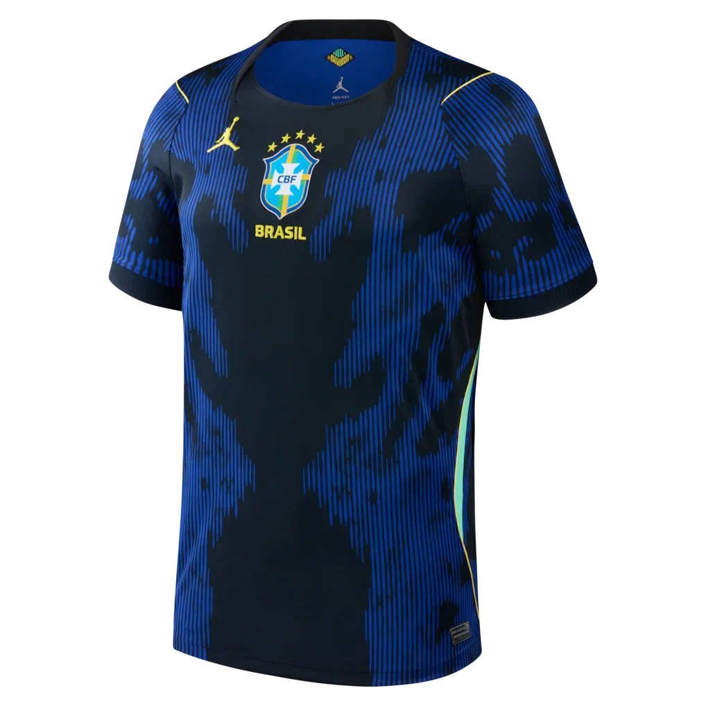 Brazil National Team Jordan Brand 2026 Away Stadium Replica Jersey - Blue