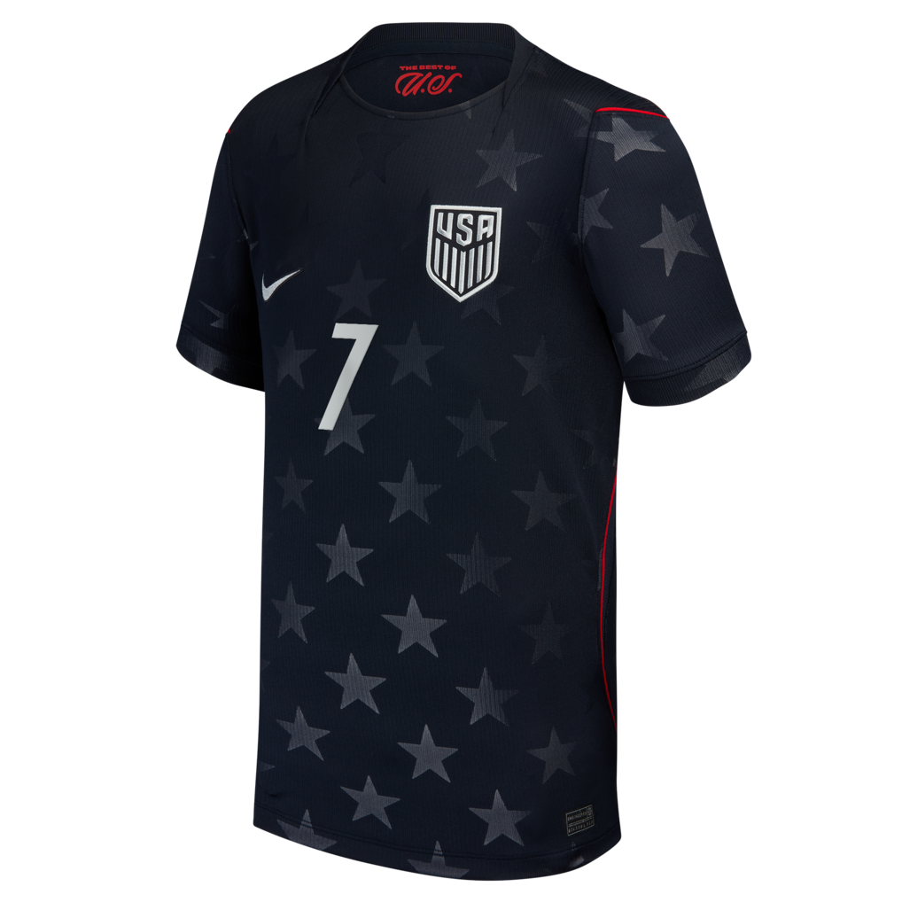 Giovanni Reyna USMNT Nike Youth 2026 Away Stadium Replica Jersey - Blue