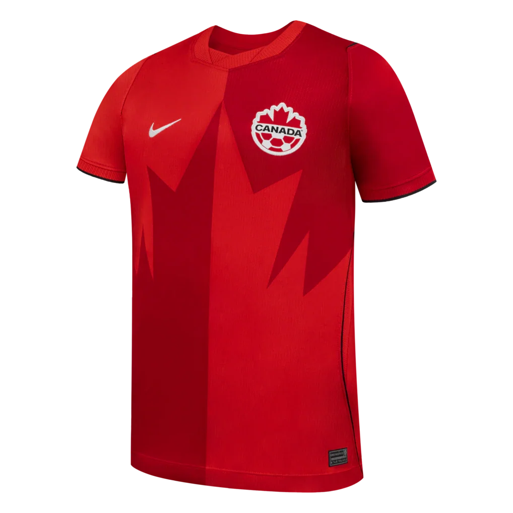 Canada Soccer Nike Youth 2026 Home Stadium Replica Jersey - Red
