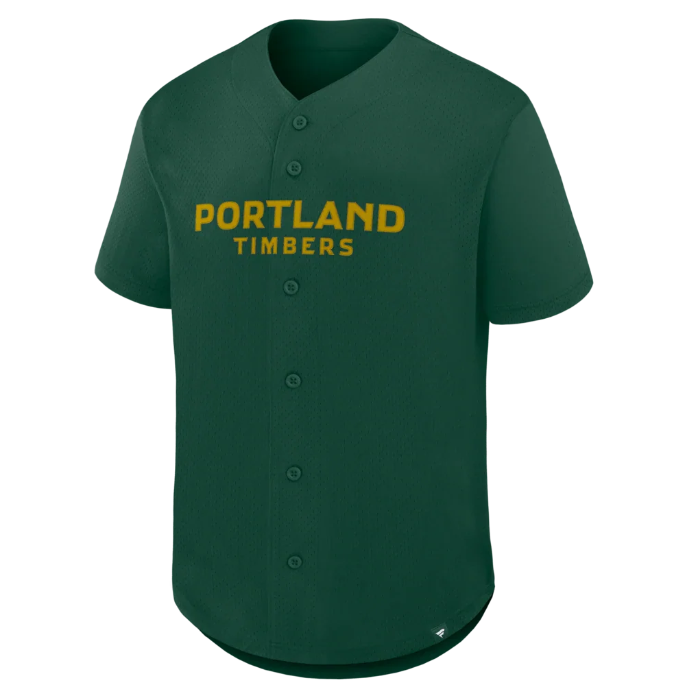 Portland Timbers Fanatics Maximum Intensity Button-Up Jersey  - Green