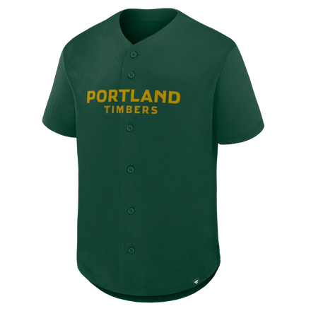 Portland Timbers Fanatics Maximum Intensity Button-Up Jersey  - Green
