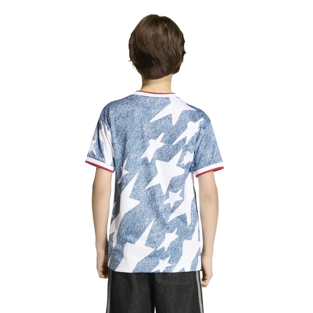 adidas Youth  USA 1994 Denim Graphic Fashion Jersey - Blue