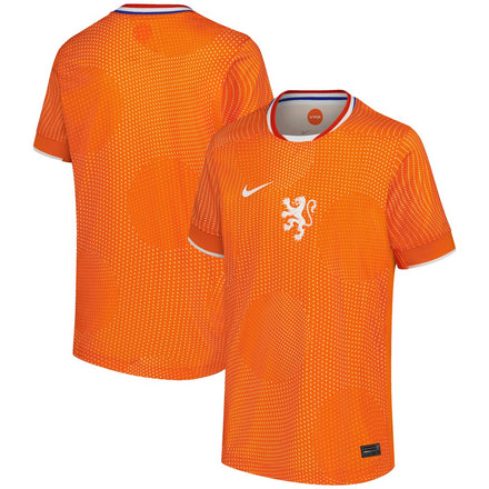 Netherlands Women's National Team Nike Youth 2025/26 Home Replica Jersey - Orange