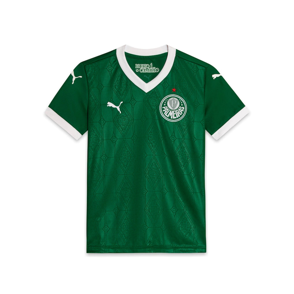 SE Palmeiras Puma Youth 2025/26 Home Replica Jersey - Green