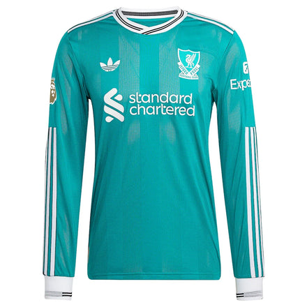 Alexander Isak Liverpool adidas 2025/26 Third Authentic Long Sleeve Player Jersey - Green