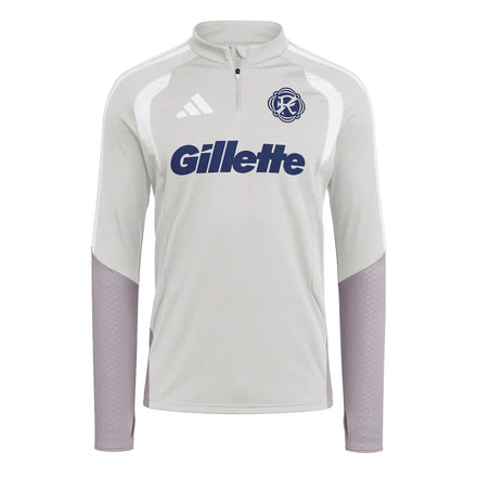 New England Revolution adidas 2026 Tiro Competition Quarter-Zip Training Top - Silver