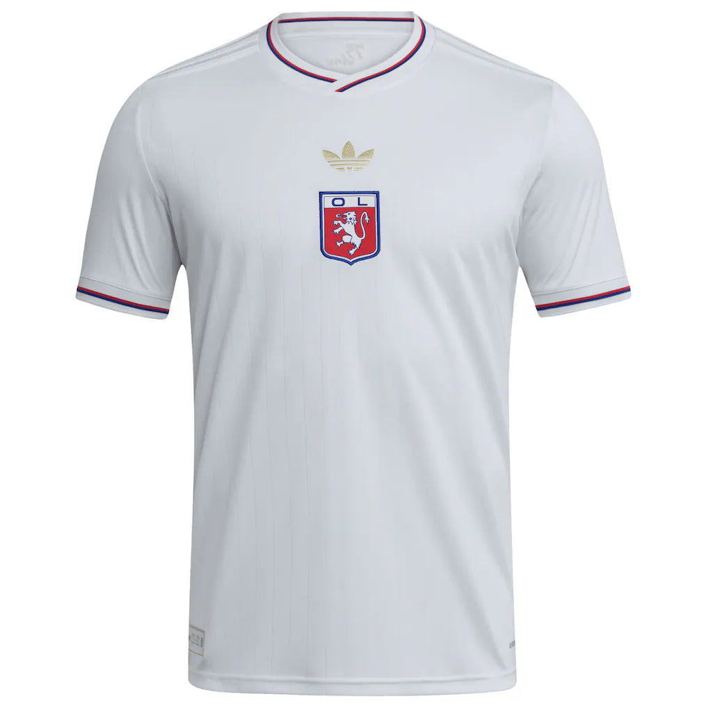 Olympique Lyonnais adidas 2025/26 Home Replica Jersey - White
